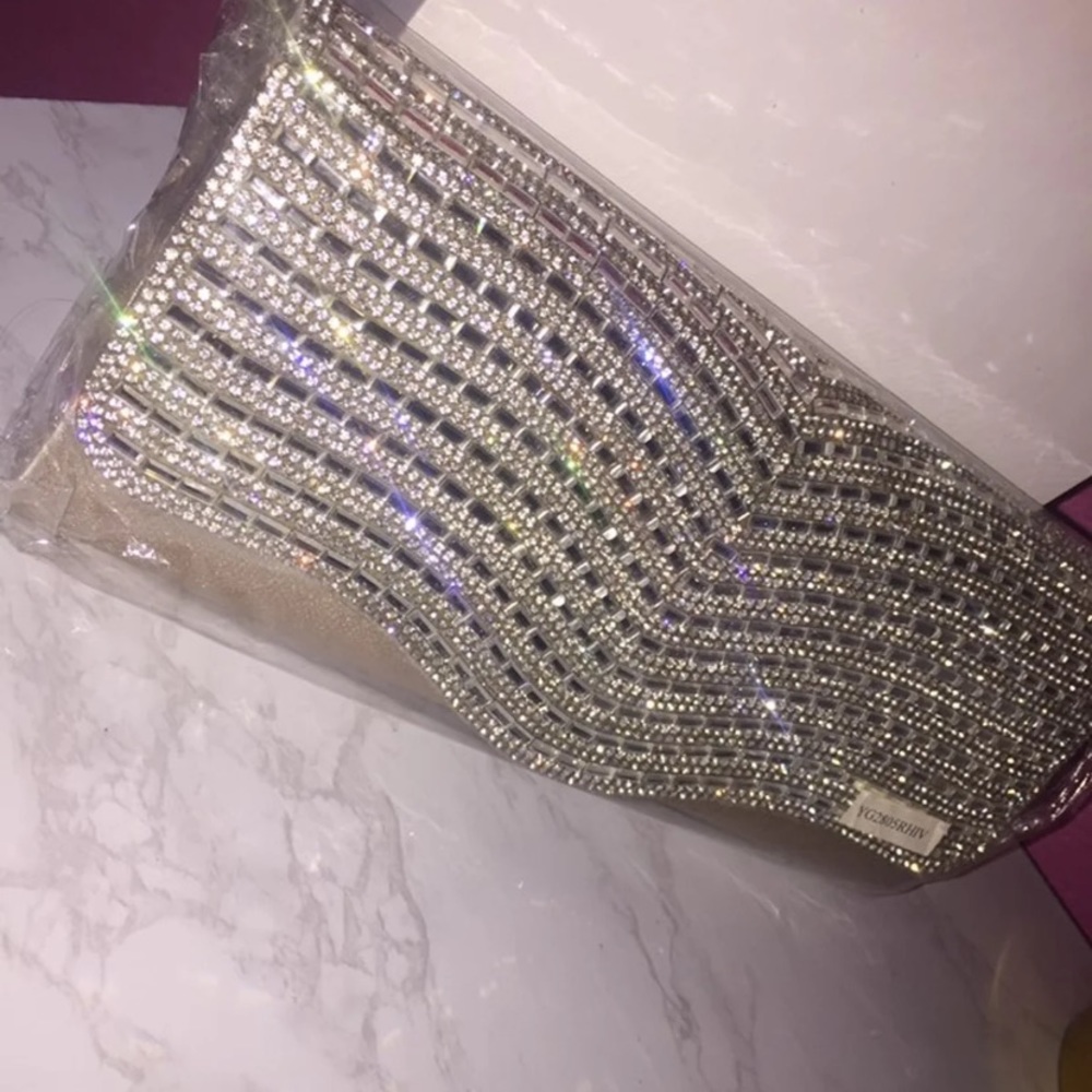 Rhinestone clutch